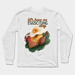 Nasi Kuning with egg Long Sleeve T-Shirt